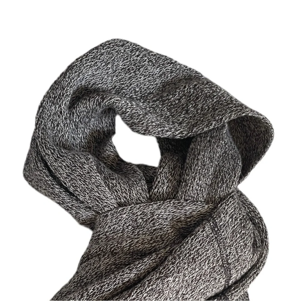 🌺 Calvin Klein Brown Marled Knit Stretchy Soft Infinity Scarf